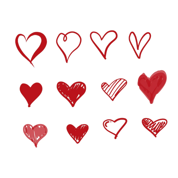 Free Vector | Doodle love icons
