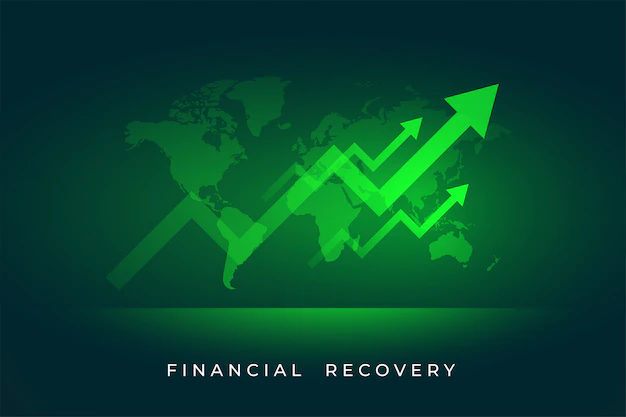 Free Vector | Economy stock market growth of finacial recovery