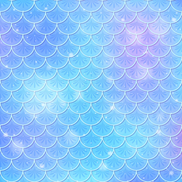 Free Vector | Fish scale seamless pattern background