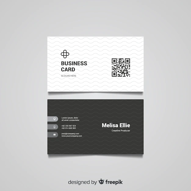 Free Vector | Flat business card template