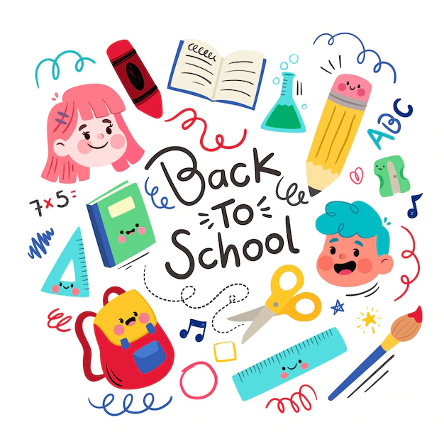 Free Vector | Flat design background back to school