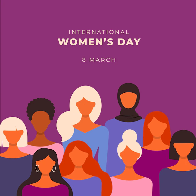 Free Vector | Flat international women's day illustration