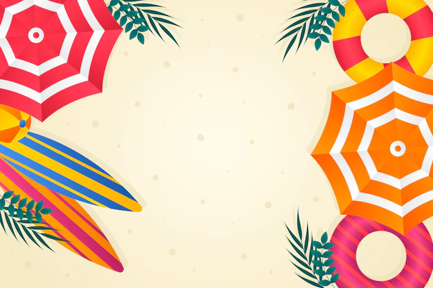 Free Vector | Flat summer background