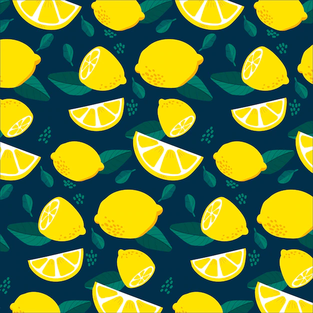 Free Vector | Fruits pattern concept
