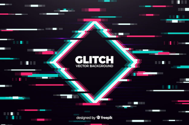 Free Vector | Glitch background