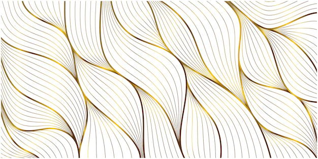 Free Vector | Gold ornament leaf pattern background