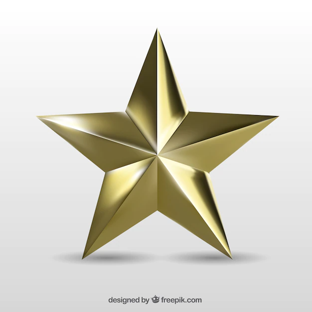 Free Vector | Gold star