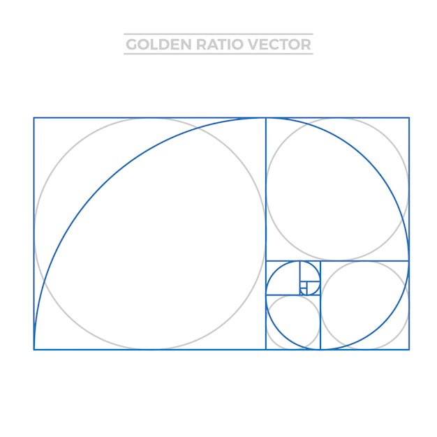 Free Vector | Golden ratio template