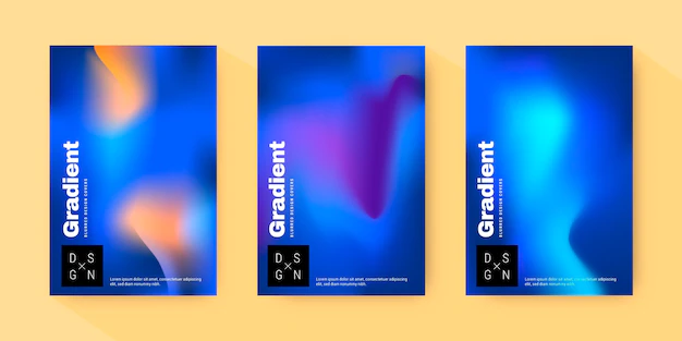 Free Vector | Gradient abstract blurred cover collection