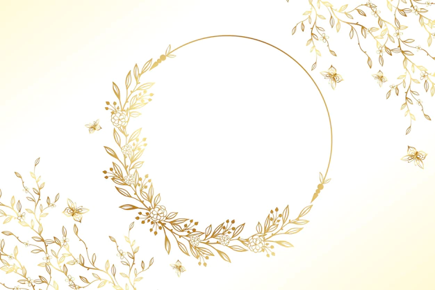 Free Vector | Gradient golden luxury frame template