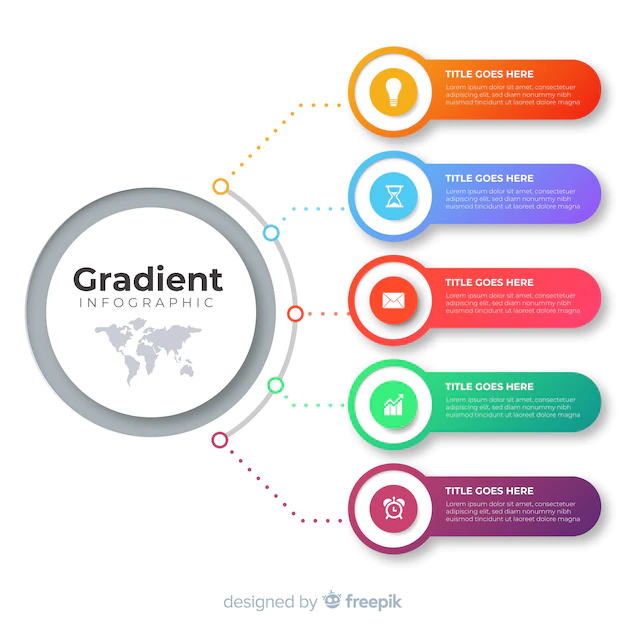 Free Vector | Gradient infographic