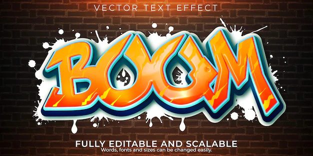 Free Vector | Graffiti text effect