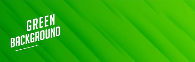 Free Vector | Green banner with diagonal stripes pattern