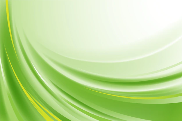 Free Vector | Green gradient wavy background