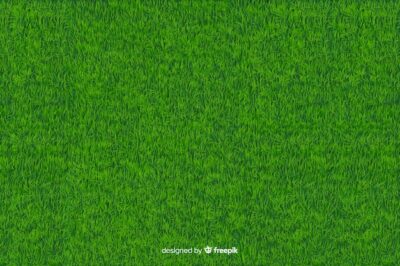 Free Vector | Green grass background realistic style