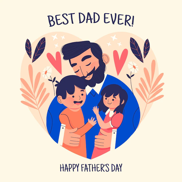 Free Vector | Hand drawn father's day concept