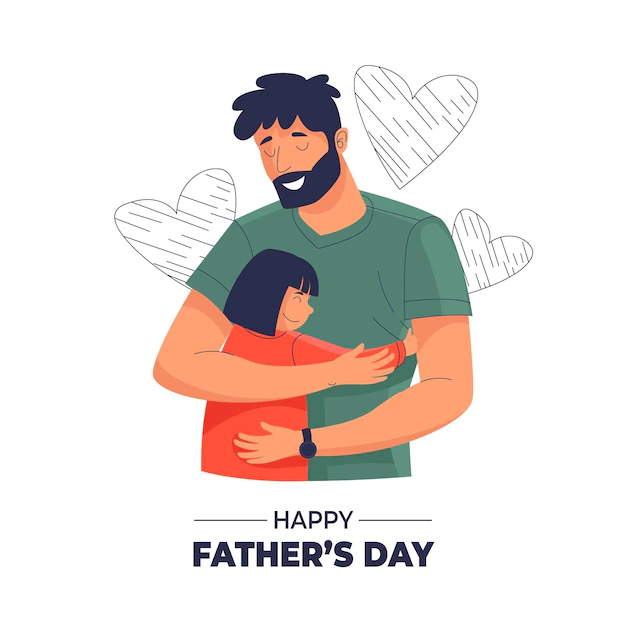 Free Vector | Hand drawn father's day illustration