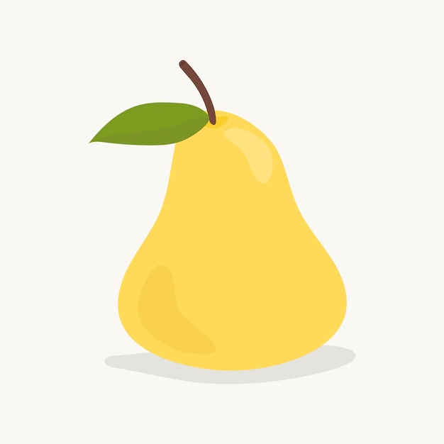Free Vector | Hand drawn pear fruit illustration