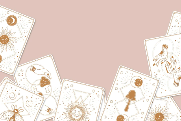 Free Vector | Hand drawn tarot cards background