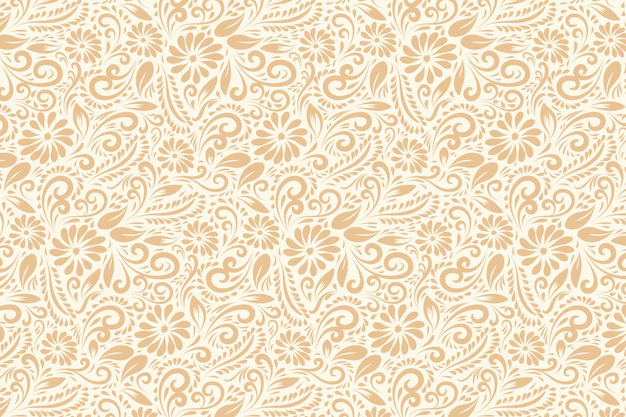 Free Vector | Hand drawn vintage floral pattern