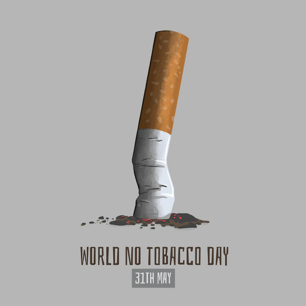 Free Vector | Hand drawn world no tobacco day illustration