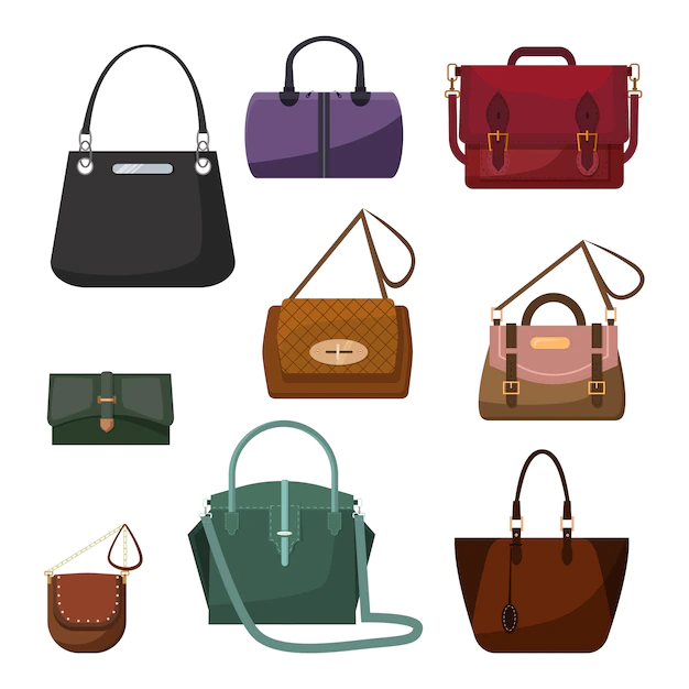 Free Vector | Handbags for women set