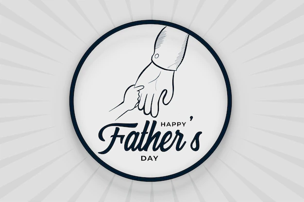 Free Vector | Happy fathers day doodle hand drawn background