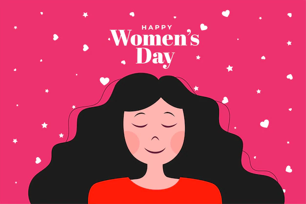 Free Vector | Happy women's day poster background