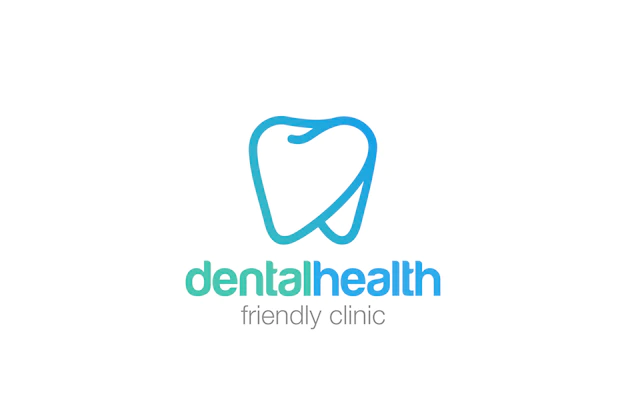 Free Vector | Health dent logo linear style icon.
