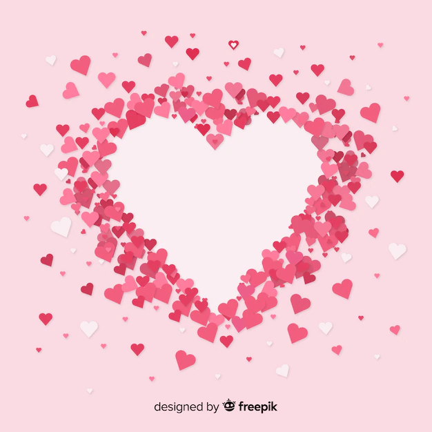 Free Vector | Heart background