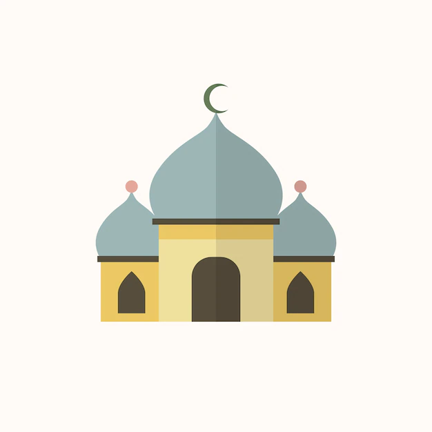 Free Vector | Illustration of a islamic mosque