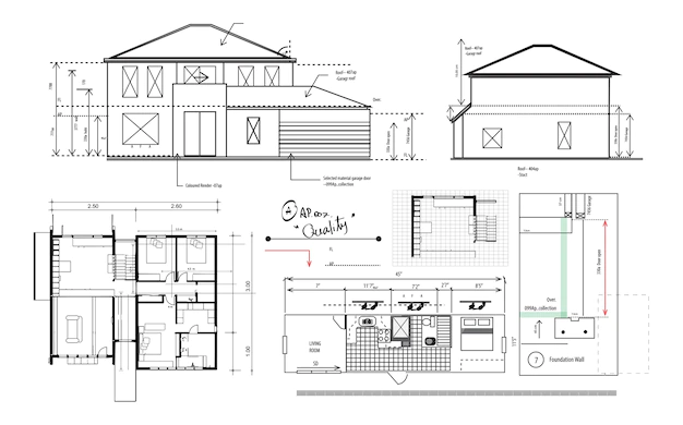 Free Vector | Illustration of house planning