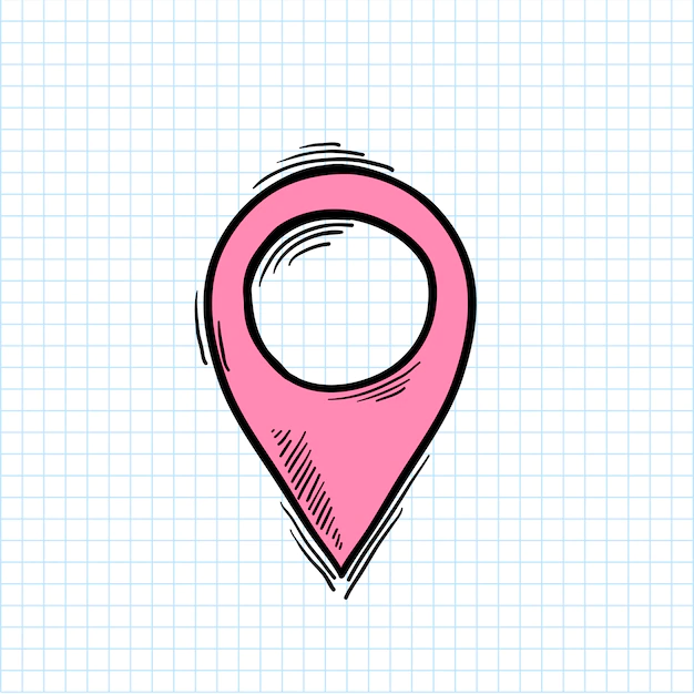 Free Vector | Illustration of location symbol isolated on background
