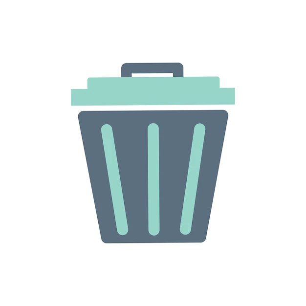 Free Vector | Illustration of trash bin icon