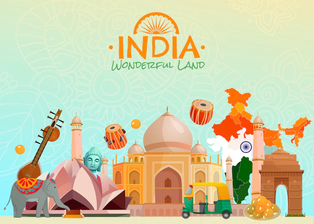 Free Vector | India background