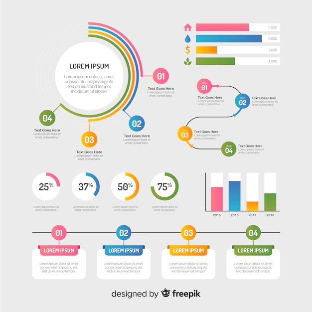 Free Vector | Infographic element collection