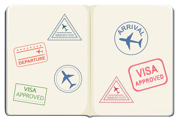 Free Vector | Inside of a passport