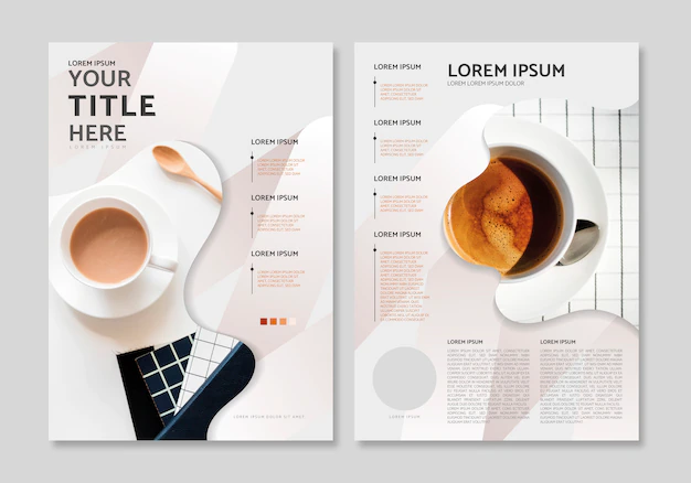 Free Vector | Magazine layout template