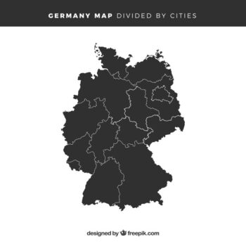Free Vector | Map of germany