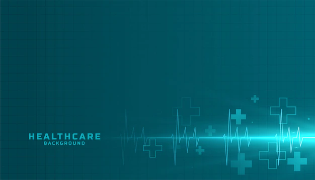 Free Vector | Medical and healthcare background with cardiograph line