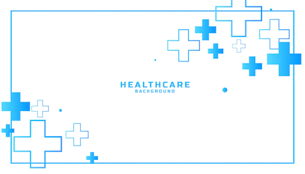 Free Vector | Medical and healthcare background with plus signs