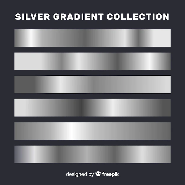 Free Vector | Metallic gradient stripes collection