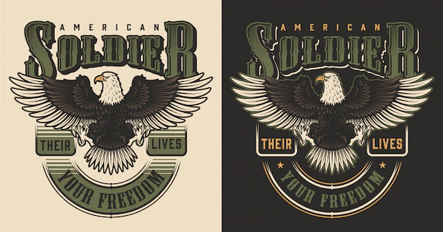 Free Vector | Military t-shirt print concept