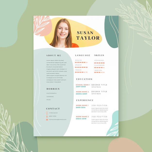 Free Vector | Modern cv template