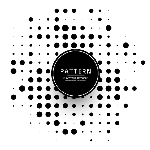 Free Vector | Modern halftone dotted design vector