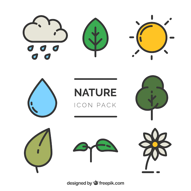 Free Vector | Nature vector pack