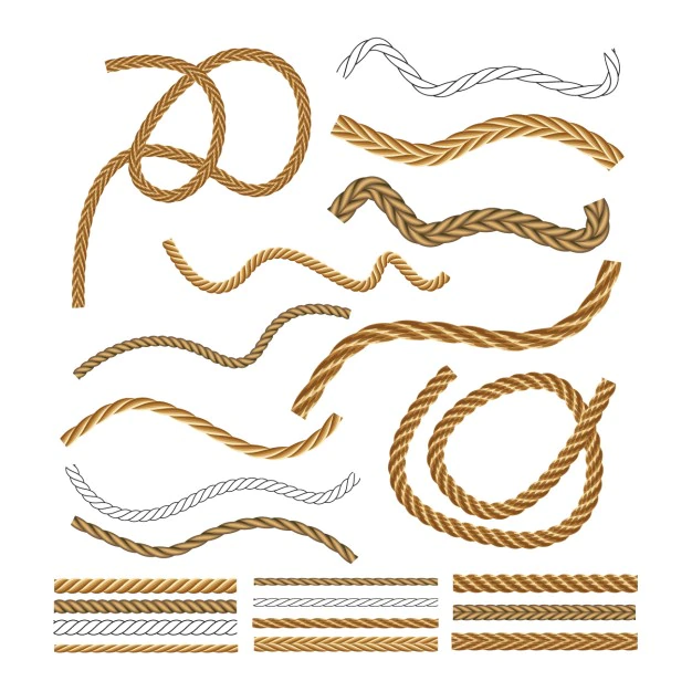 Free Vector | Nautical rope collection