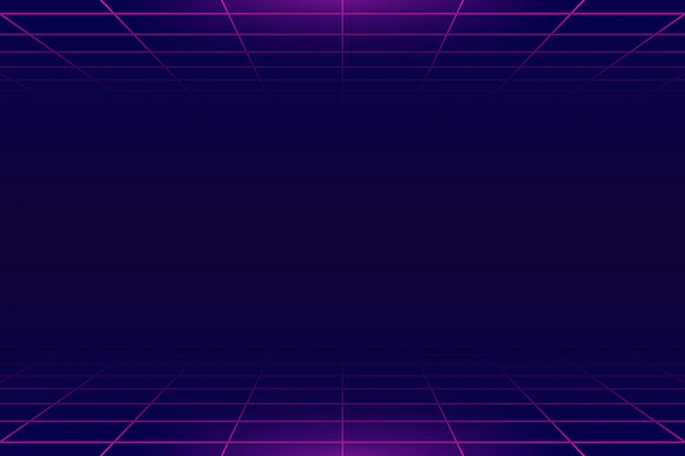 Free Vector | Neon grid background