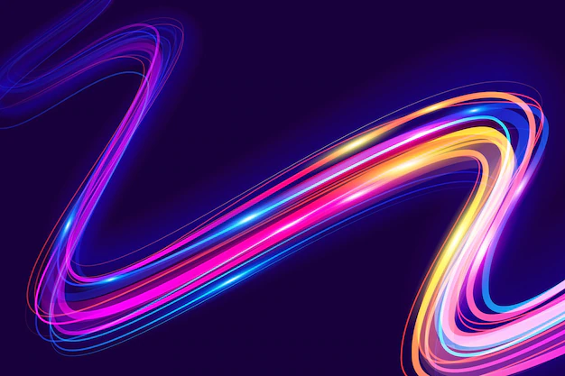 Free Vector | Neon lights wallpaper concept