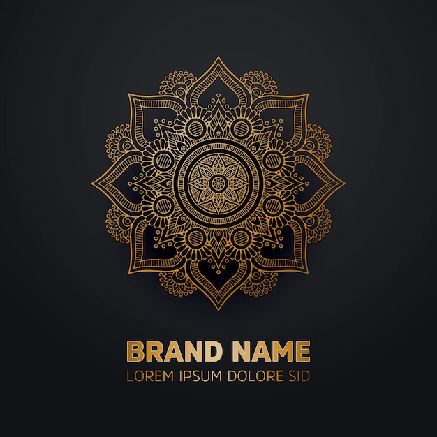 Free Vector | Ornamental luxury mandala logo